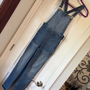 Madewell overalls romper jumpsuit denim jeans women size XSmall